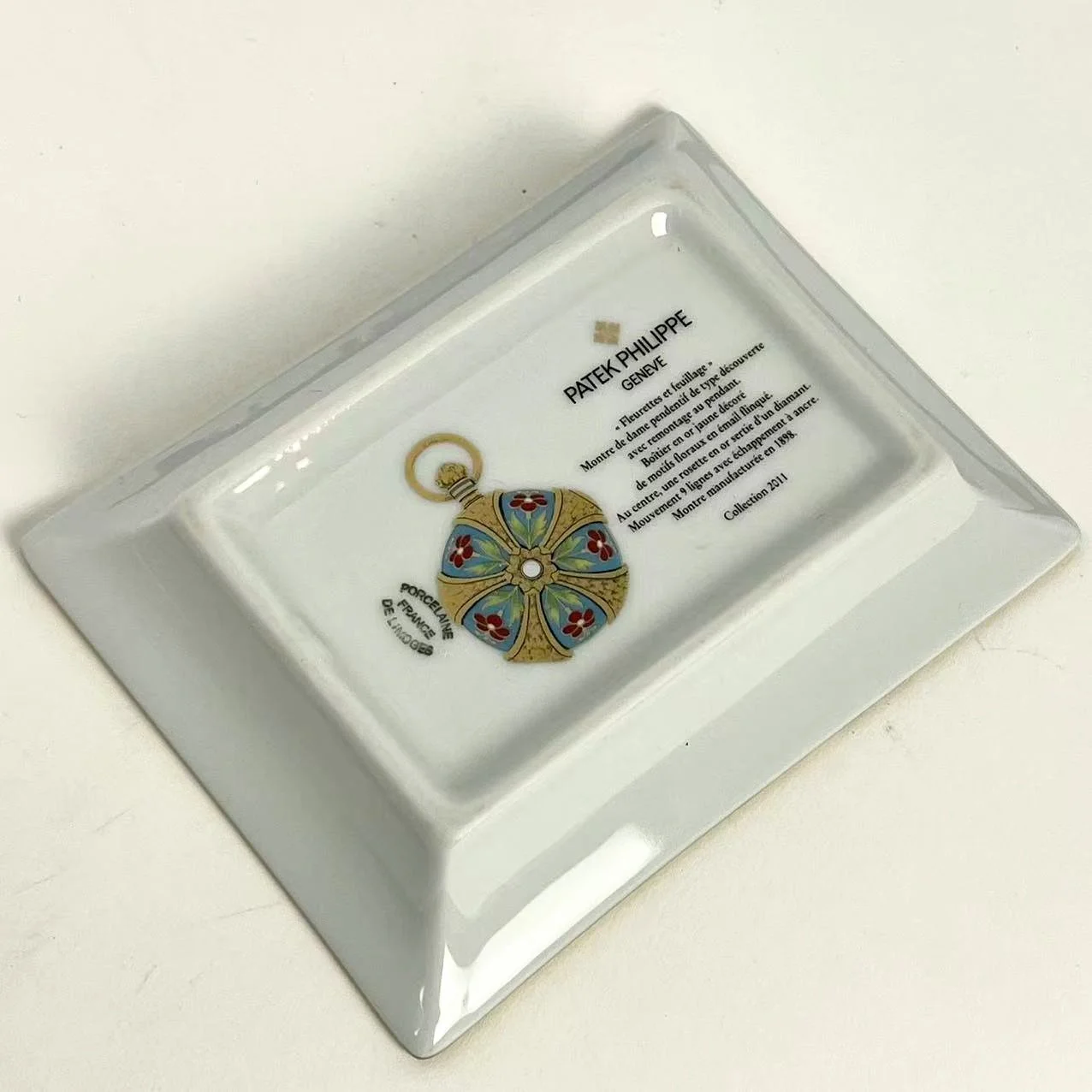 Patek Philippe Genève 2011 Fleurettes Enamel Porcelain Tray – 1898